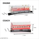 Centy Mini passenger Toy Train With Coaches Railway Track uc145
