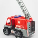 Friction Powered City Fire Engine Toy uc129 - Image 2