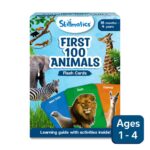 Skillmatics Flash card First 100 Animals & Words combo cj158 - Image 2