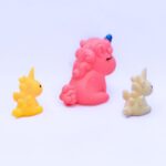 Unicorn Family Sqeezy squeeze toy 3 pcs set uc139 - Image 2