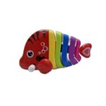 Jumping Colourful Fish Key Operated Wind Up Toys ScrewType gz412