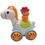 Press and Go push n go horse with rider stress car gz225
