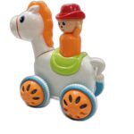 Press and Go push n go horse with rider stress car gz225 - Image 2