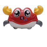 Pull back crab with wheels gz227