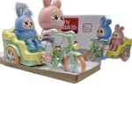 Rikshaw Rabbits Driving Cycle Electric with Light and Music gz399